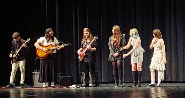 Image from a performance with several of Modern Band Club’s primary members (courtesy of Amanda Eury).